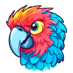 Macaw, Illustration PNG, Cartoon Graphic Design Tshirt