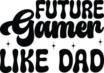 Father's day retro svg design