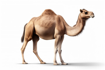 camel isolated on white