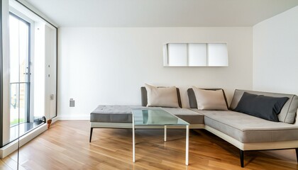 Naklejka na ściany i meble Best modern living room with sofa