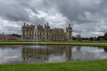 Fototapeta na wymiar Château de Chantilly en France