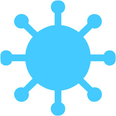 Fototapeta premium blue sea communication network