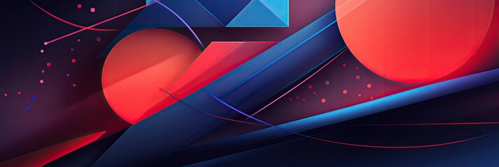 Abstract geometric shapes and lines creating a trendy background 