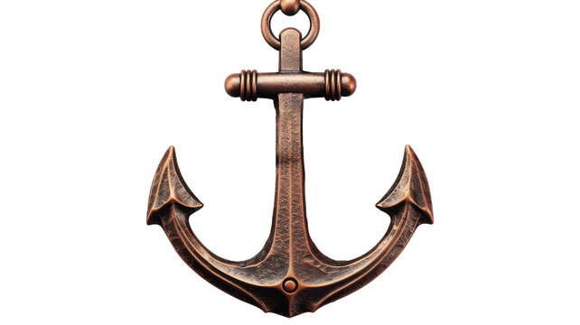 Elegant, high quality anchor symbol. PNG on transparent background.