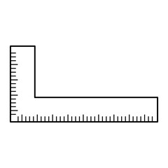 Angle Ruler Icon For Logo And More