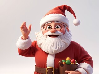 Santa claus cartoon character