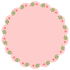 Circle Scalloped Frame