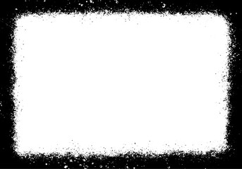 Marco de textura de salpicaduras de pintura tipo spray sobre un fondo blanco, con efecto art√≠stico y din√°mico. Recurso gr√°fico, decoraci√≥n, arte o publicidad. Texturas reales hechas a mano