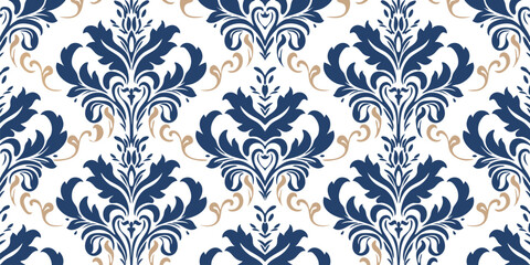 Seamless Damask Pattern Texture Vintage Ornament  © StirfryMoJi