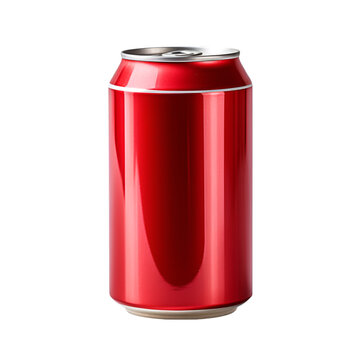 Can of Soda Isolated on Transparent or White Background