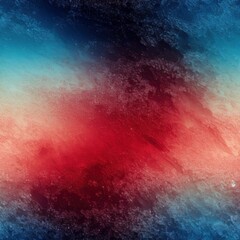 Metallic grain gradient texture with vibrant red and blue hues.