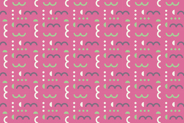 geometric shape seamless pattern vector
