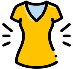 yellow t shirt