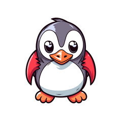 Obraz premium Penguin , PNG, Illustration Design, Cartoon For Tshirt 