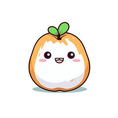 White sapote , PNG, Illustration Design, Cartoon For Tshirt 