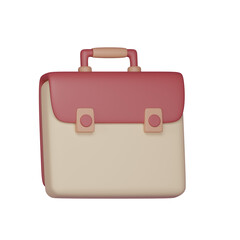 briefcase 3d icon