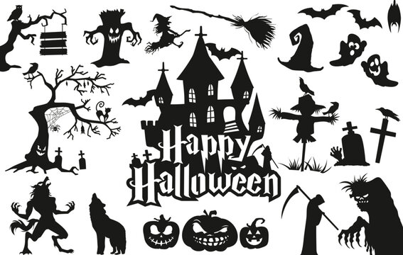 Halloween Silhouetten