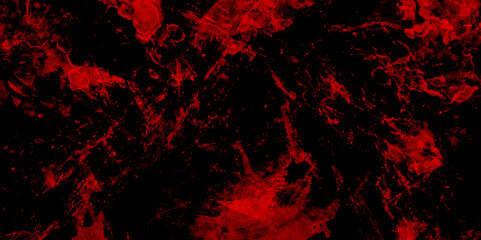 Dark Red horror scary background. grunge horror texture concrete. Red granite. Red granite background. Old vintage retro red background texture. Abstract Watercolor red grunge background painting.	