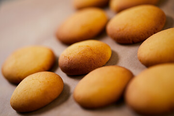 butter cookies on the plate
