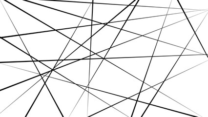 Trendy random diagonal lines image. Black diagonal line isolated on white background. Beautiful photo.