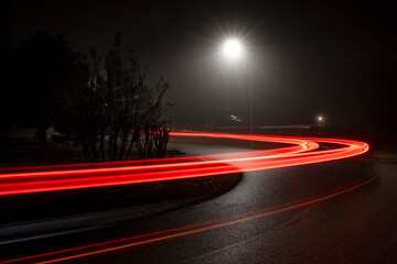 Fog and Street Light