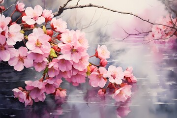 Sakura blossoms in Japan
