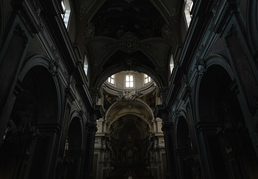 interior of the cathedral of saint