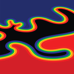 rainbow background, colorful, vector illustration 