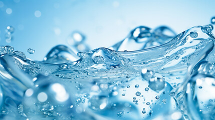 躍動する水の背景