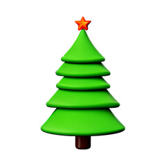christmas tree isolated