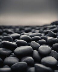 black natural stone, cinematic, black, grey,