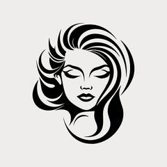 Beautiful woman face