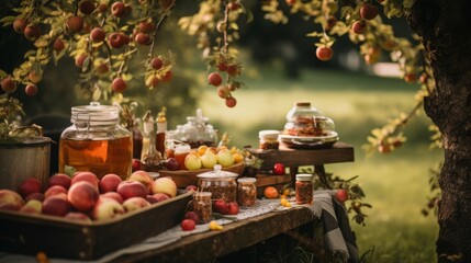 Obraz na płótnie Canvas Apple Picking Harvest in the Fall