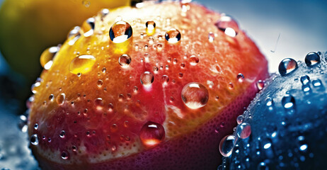 Juicy and Vibrant Fruits on a pile