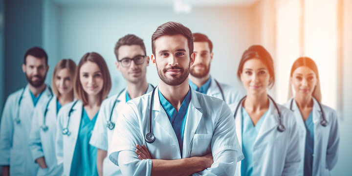 Medical professional staff at the hospital