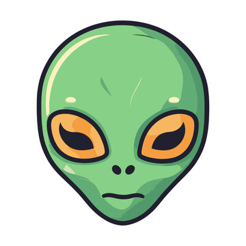 alien green head with good quality and good design