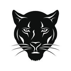 Panther Black Color Vector Illustration