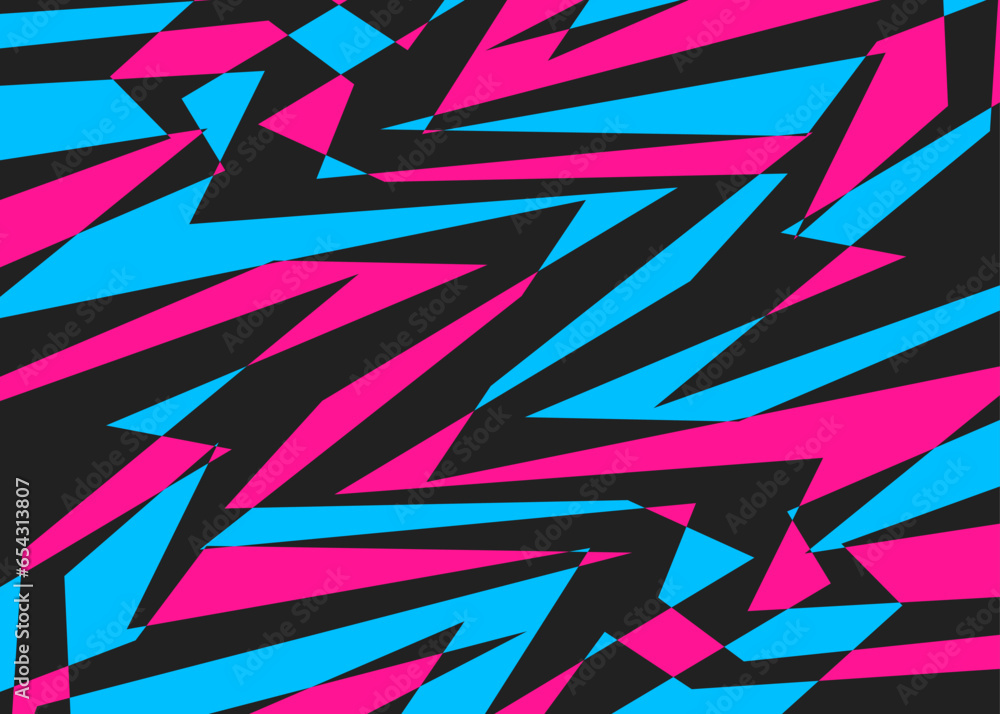 Poster abstract background with overlapping triangular and geometric pattern