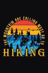 Hiking trendy t shirt design, Unique outdoor design
