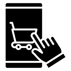 Buy icon often used in design, websites, or applications, banner, flyer to convey specific concepts related to cyber monday, marketing, shopping.