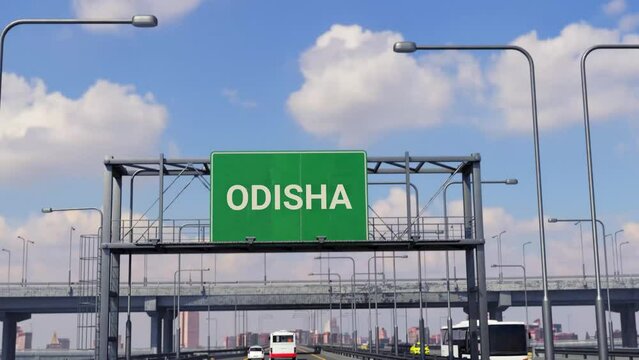 ODISHA Road Sign
