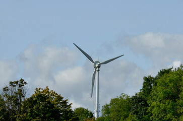 Wind generator close-up in Germany