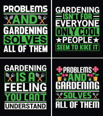 Fototapeta premium gardening typography t shirt design vector 