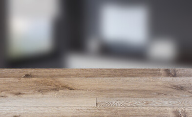 Modern bathroom including bath and sink. 3D rendering.. Mockup.   Empty paintings, Background with empty wooden table. Flooring.