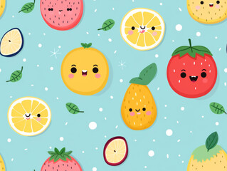 fruits seamless pattern
