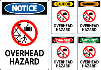 Danger Sign Overhead Hazard