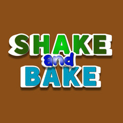 shake and bake text effect
