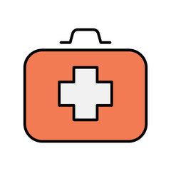 Obraz premium First aid kit icon