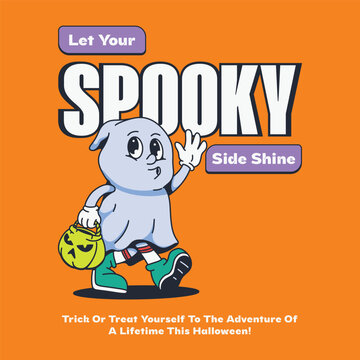 Halloween Mascot Retro Characters Collection