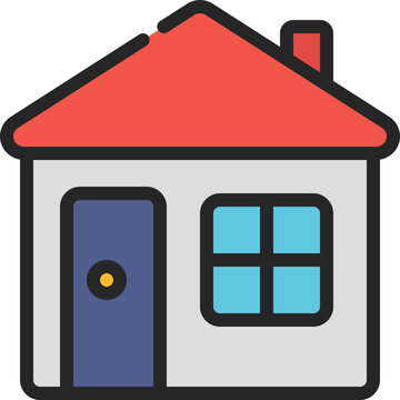 Triangle Roof House Icon